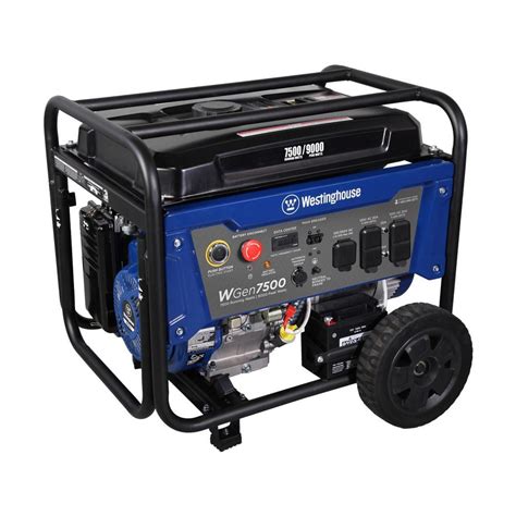 Westinghouse 7500 Running Watt And 9000 Peak Watt Gas Powered Portable