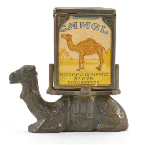 Camel is a brand of cigarettes that was introduced by american company r.j. Sold Price: Early Camel Cigarette Pack Display Holder ...