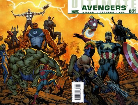 Image Ultimate Comics Avengers Vol 1 1 Wraparound Marvel