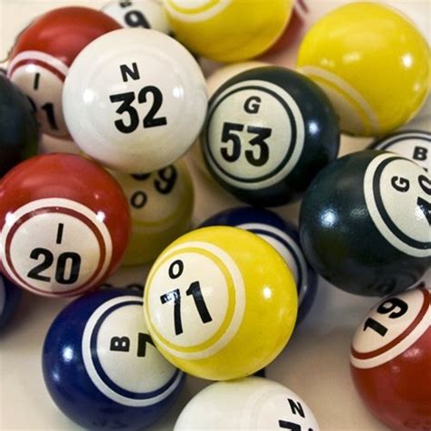 Bingo Balls Pro Series Multi Color Double Numbered Coated Balls