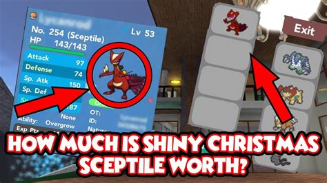 How Much Is Shiny Christmas Sceptile Really Worth Must