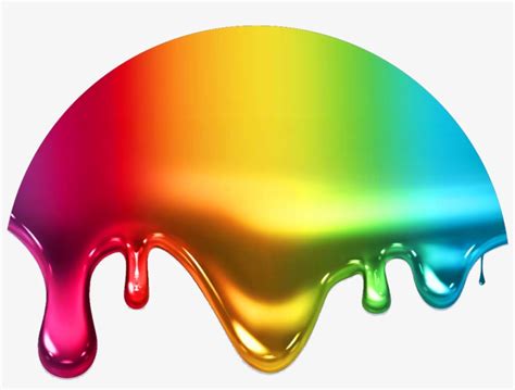 Ftestickers Drip Colorful Liquid Drippi Paint Drops Transparent Png