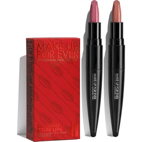 Make Up For Ever Kit Rouge Artist Duo Supreme Nude Lips