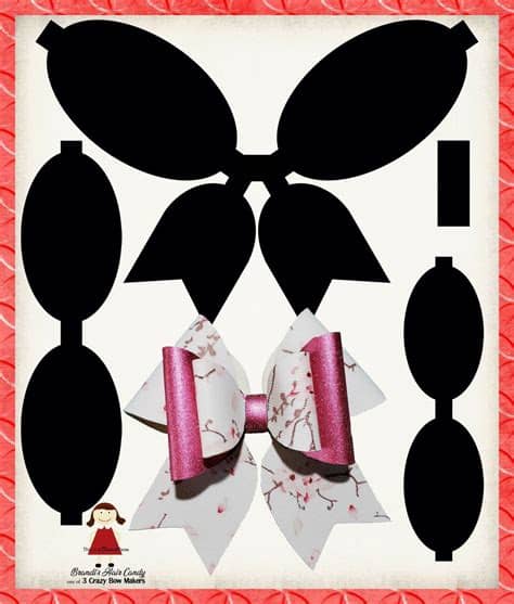 Butterfly bow svg, bow svg, scalloped bow svg large 3d bow template, png and svg, dxf, formats,, 8.5x11 sheet, printable 170. Pin by Martha Manriquez on BOW ideas | Bow template, Diy ...