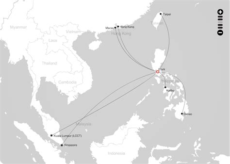 Philippines Airasia Route Map
