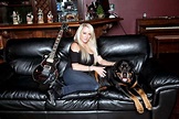 kathryn hanneman with jeff's first guitar & family dog | slayer band ...