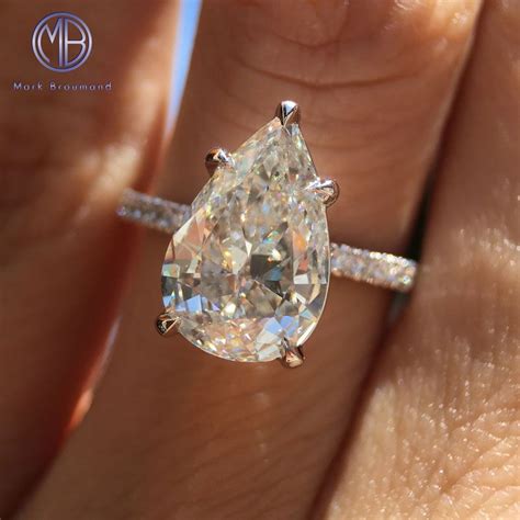 Sensational Pear Shaped Diamond Engagement Ring Settings Marquise And