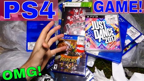 Ps4 Game Found Dumpster Diving Gamestop Night 490 Youtube