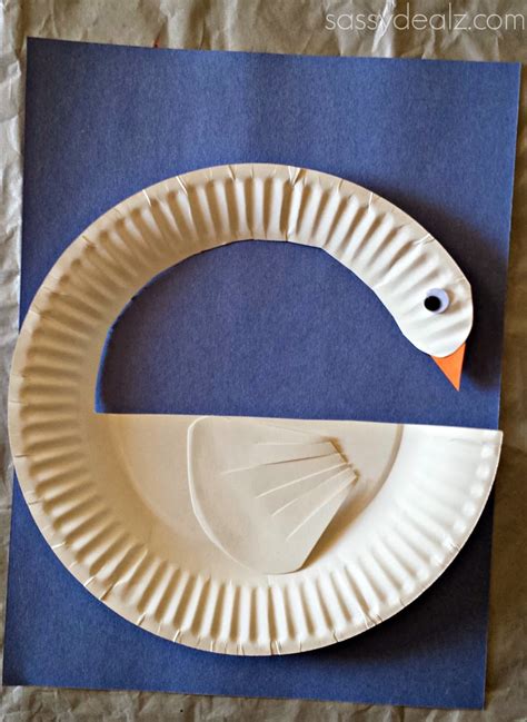 Diy Swan Paper Plate Craft For Kids Crafty Morning