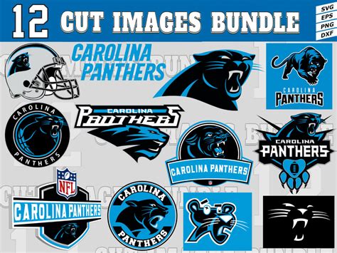 Paper Party And Kids Carolina Panthersnfl Football Bundle Clipart