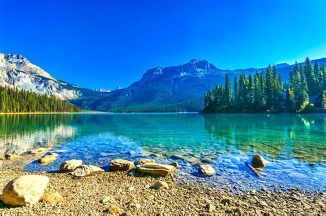 Premium Photo Emerald Lake Yoho National Park In Canada