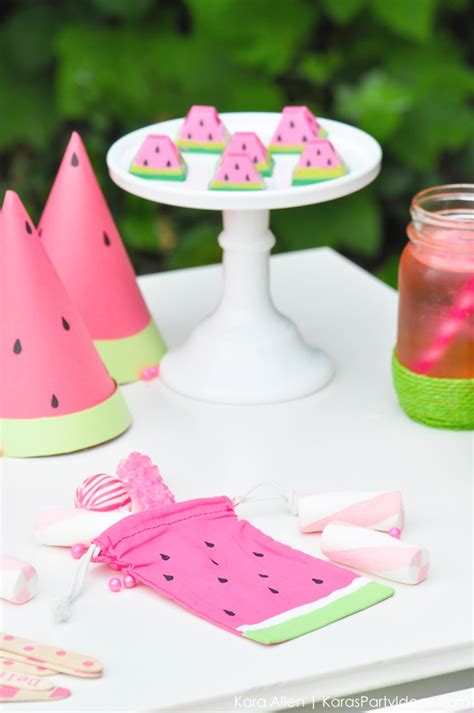 A watermelon birthday party is perfect for the summer. Kara's Party Ideas Summer Watermelon DIY Birthday Party ...