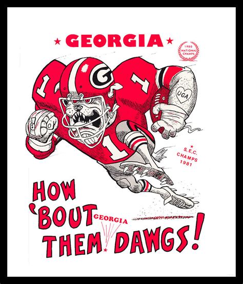 How Bout Them Dawgs Drawing By Row One Brand Fine Art America
