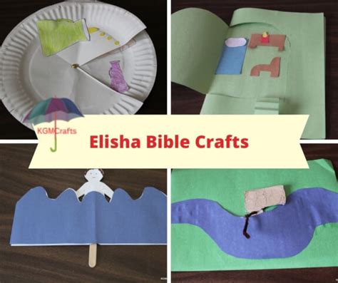 Elisha Bible Crafts Acts Of A Prophet