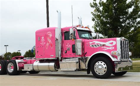 Pink Peterbilt Fights Cancer Go By Truck Global News