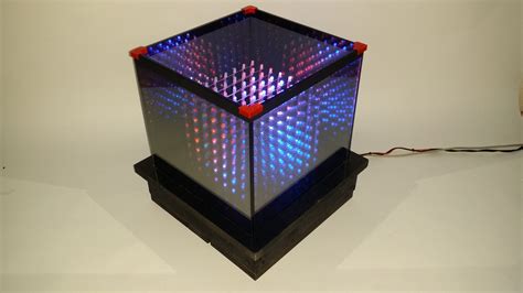 This led cube will light up any party. 8x8x8 Infinite RGB LED Cube | Rowland Technology