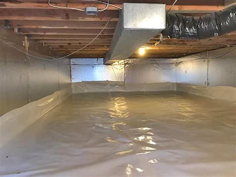 Crawl Space Encapsulation Transforming A Wet Filthy Crawl Space To A