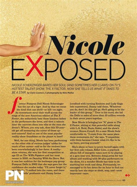 Golden Globe Nominees Nicole Scherzinger Shape Magazine December 2011