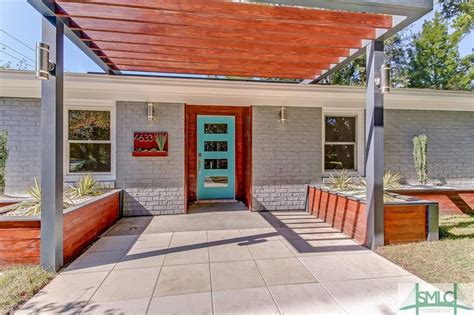 Image Result For Mid Century Modern Ranch House With Brick Modern