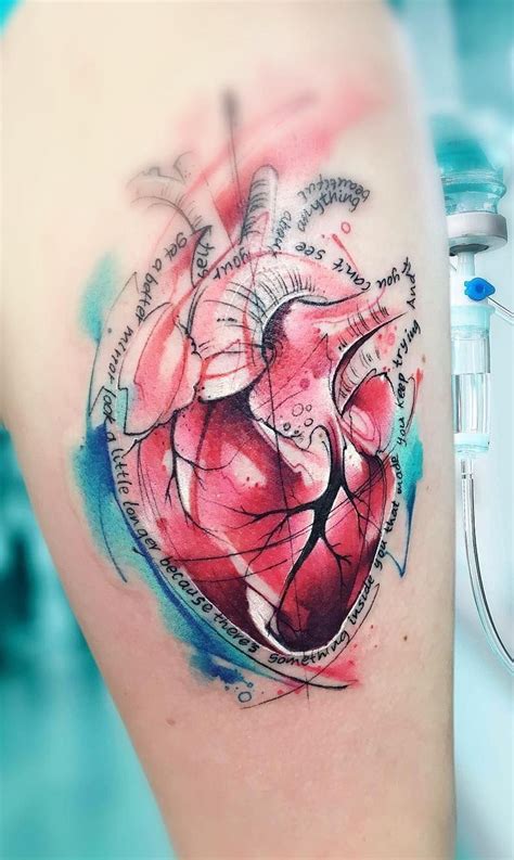 120 Realistic Anatomical Heart Tattoo Designs For Men 2020 With Meanings