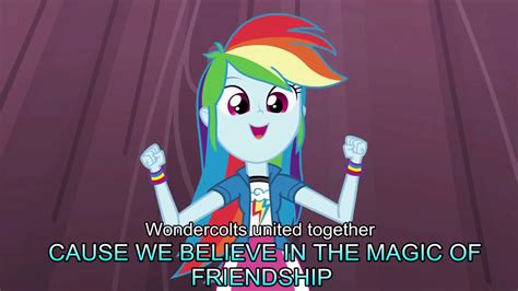 My Little Pony Equestria Girls Song Chs Rally Song With Lyrics Youtube