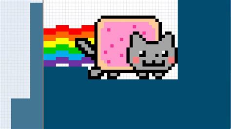 Pixel Art Speedpaint Nyan Cat Youtube