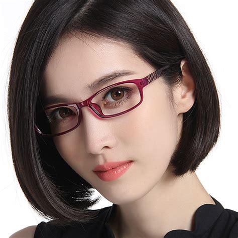 Glasses Frame Myopia Female Face Glasses Superlight Tr90 Myopia Elegant