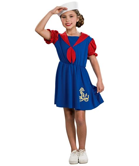 Kids Sailor Girl Costume Girls Halloween Costumes
