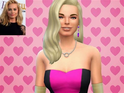 Margot Robbie By Squarepeg56 At Sims And Just Stuff Sims 4 Updates