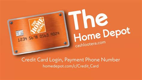 Home Depot Credit Card Login Customer Phone Number 2023