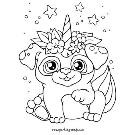 UNICORN MERMAID Coloring Page - Sparkling Minds