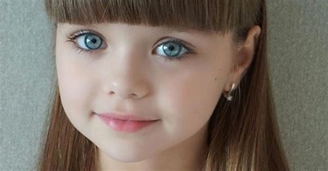 Six Year Old Girl Dubbed The Most Beautiful In The World Targeted By Creepy Messages On