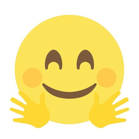 Hugging Face Emoji Hug Emoticon Emoji Images Emoji Images