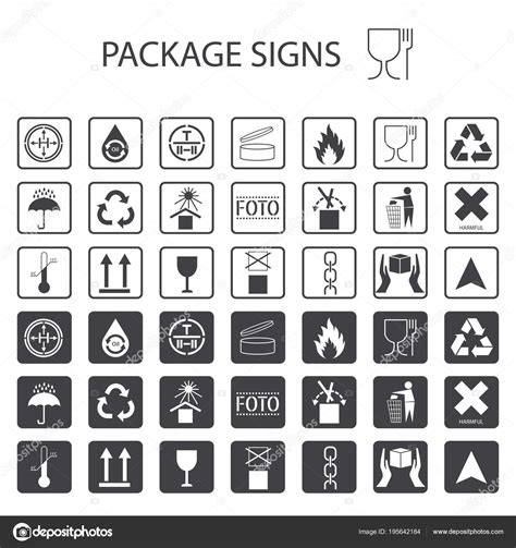 Logo Symbols On Packaging