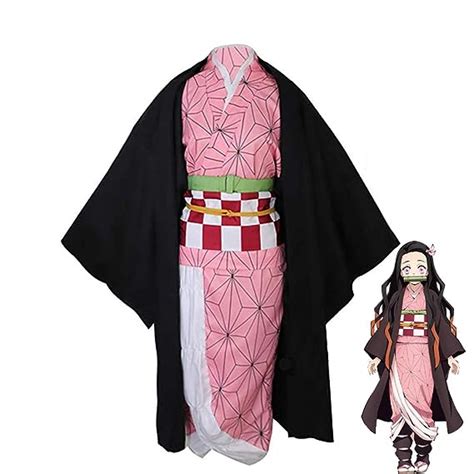 Buy Kamado Nezuko Costume Sets 9 Pcsanime Demon Slayerkimetsu No