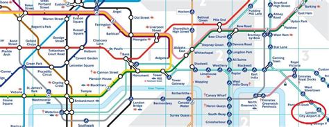 Canning Town Tube Map