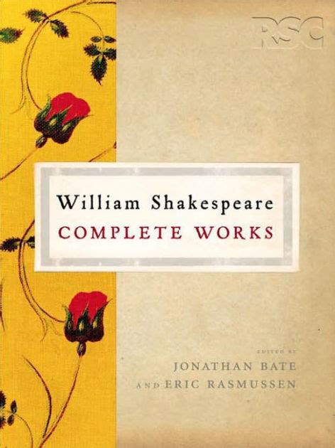 William Shakespeare Complete Works Royal Shakespeare Company Edition