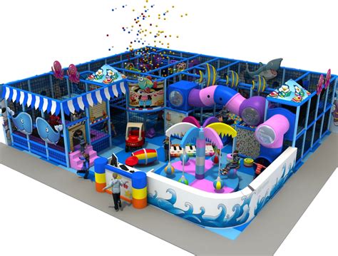 Cetuvsgs Certified Customized Made Ocean Style Soft Indoor Playground
