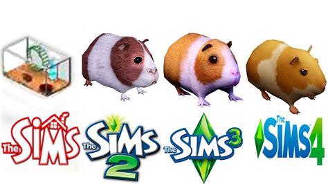 ♦ Hamsters And Such ♦ Sims1 Vs Sims2 Vs Sims3 Vs Sims4 Youtube