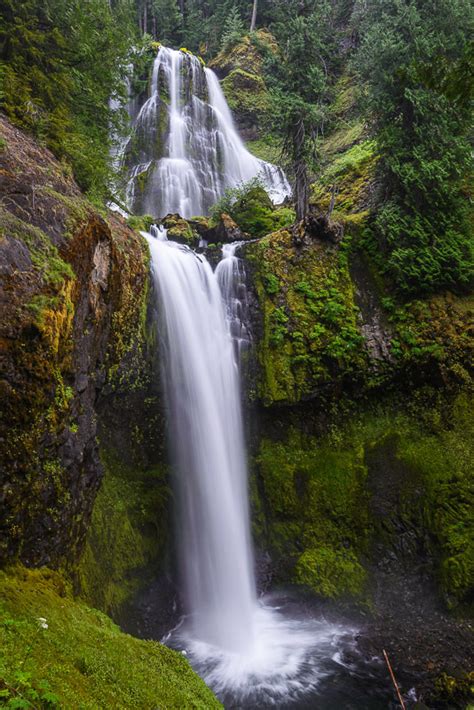 Falls Creek Falls Washington United States World Waterfall Database