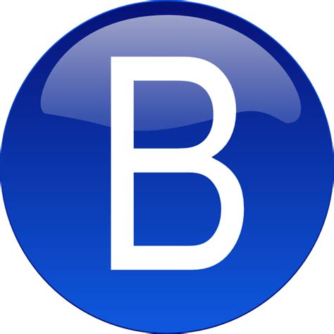 Blue B Clip Art At Vector Clip Art Online Royalty Free