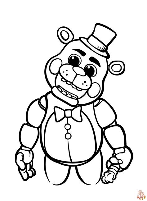 Nightmare Chica Coloring Page Freddy Fazbear Coloring Page At SexiezPicz Web Porn
