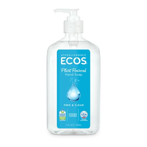 Hypoallergenic Hand Soap Free And Clear For Unscented Hand Washing Ecos®