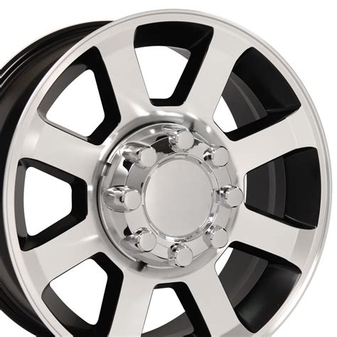 20 Fits Ford® F250 F350 Wheels Satin Black Machined Face Set Of 4 20x8