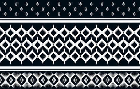 Abstract Ethnic Geometric Seamless Pattern Vector For Background