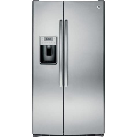 Ge Profile Cu Ft Side By Side Refrigerator In Stainless Steel
