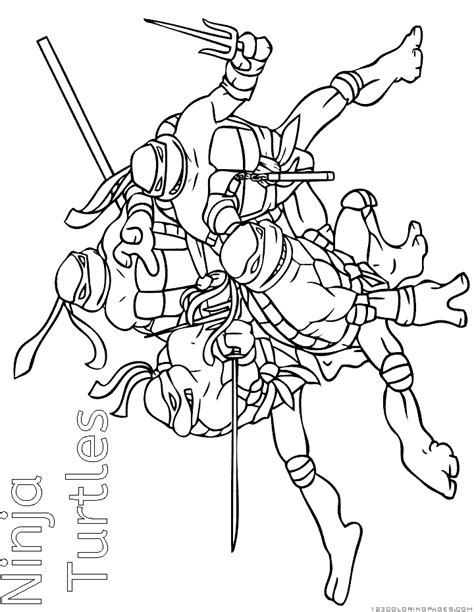 Ninja Turtles Coloring Pages