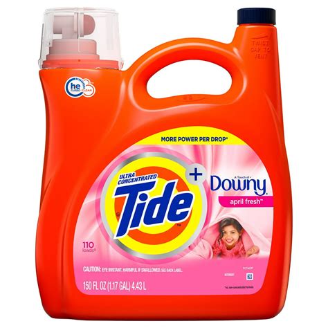 Tide Plus Downy April Fresh Scent Liquid Laundry Detergent Walmart