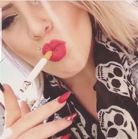 Rare Marilyn Monroe Sexy Smoking Red Lips Lipstick Smoke Beauty Beautiful Instagram Women