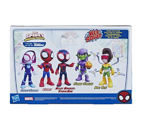 Marvel Spidey And His Amazing Friends Web Squad Figure Collection Action Buy Online In